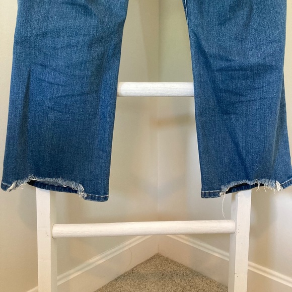 J Brand Raw Hem Selena Flare Demi Boot Crop Jeans - Picture 8 of 10